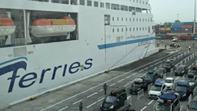 Traversée maritime avec Algérie Ferries en mer.