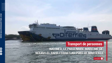 Navimed le partenaire maritime de Nouris El Bahr Ferries au port de Marseille