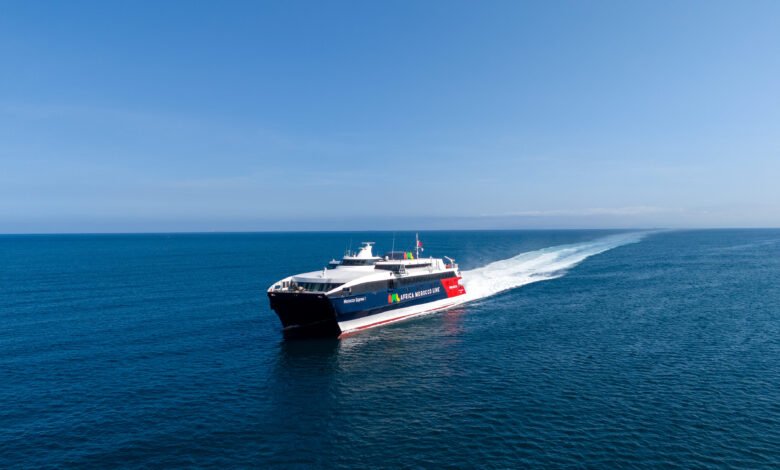 Coucher de soleil sur la mer au Maroc