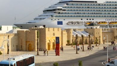 Goulette, port maritime tunisien animé en 2025