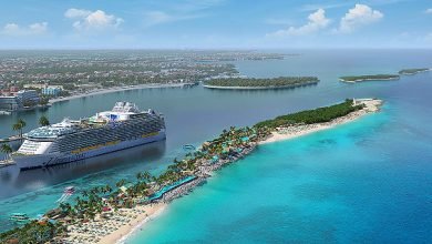 Vue aérienne du Royal Beach Club à Nassau