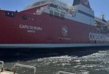 Le ferry « Kalliste » racheté par Corsica linea à La Méridionale se montre sous ses nouvelles couleurs